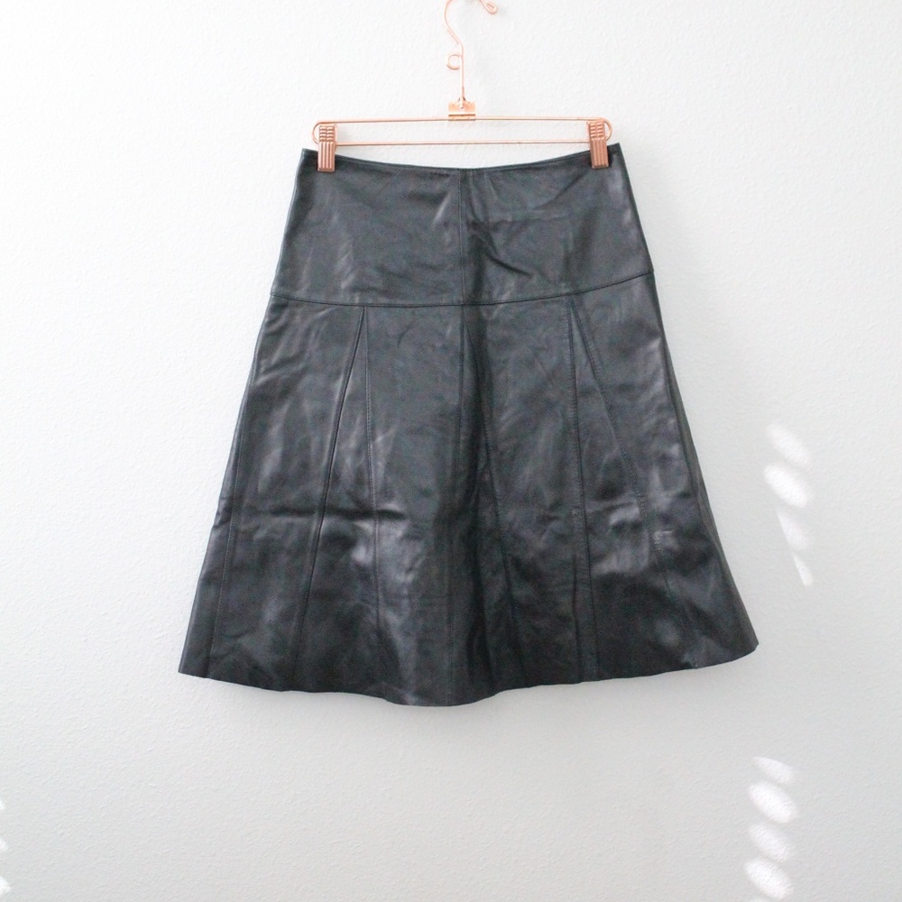 Leather Skirt‎